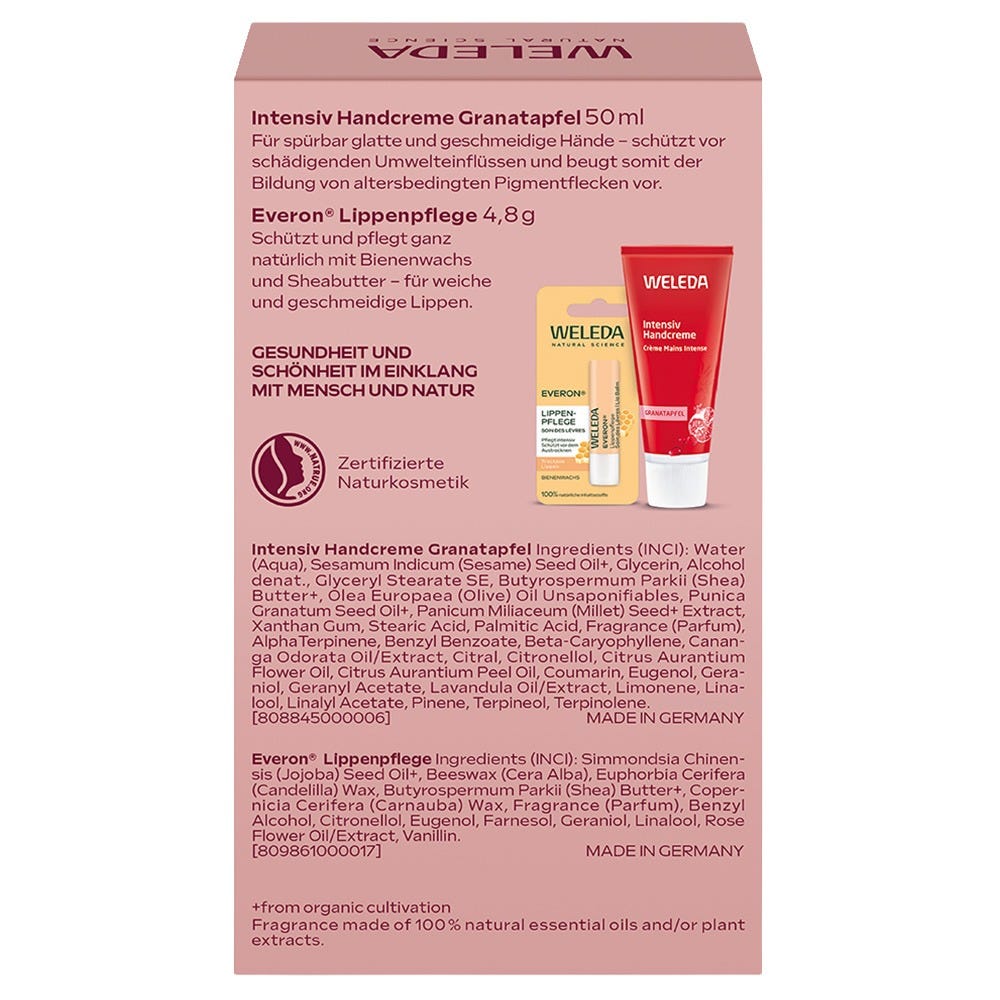 Weleda Intensiv Hand- & Lippenpflege Geschenkset 