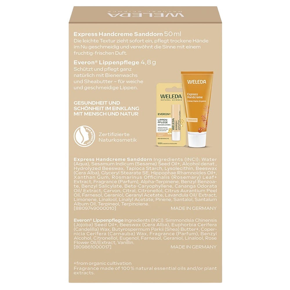 Weleda Express Hand- & Lippenpflege Geschenkset 