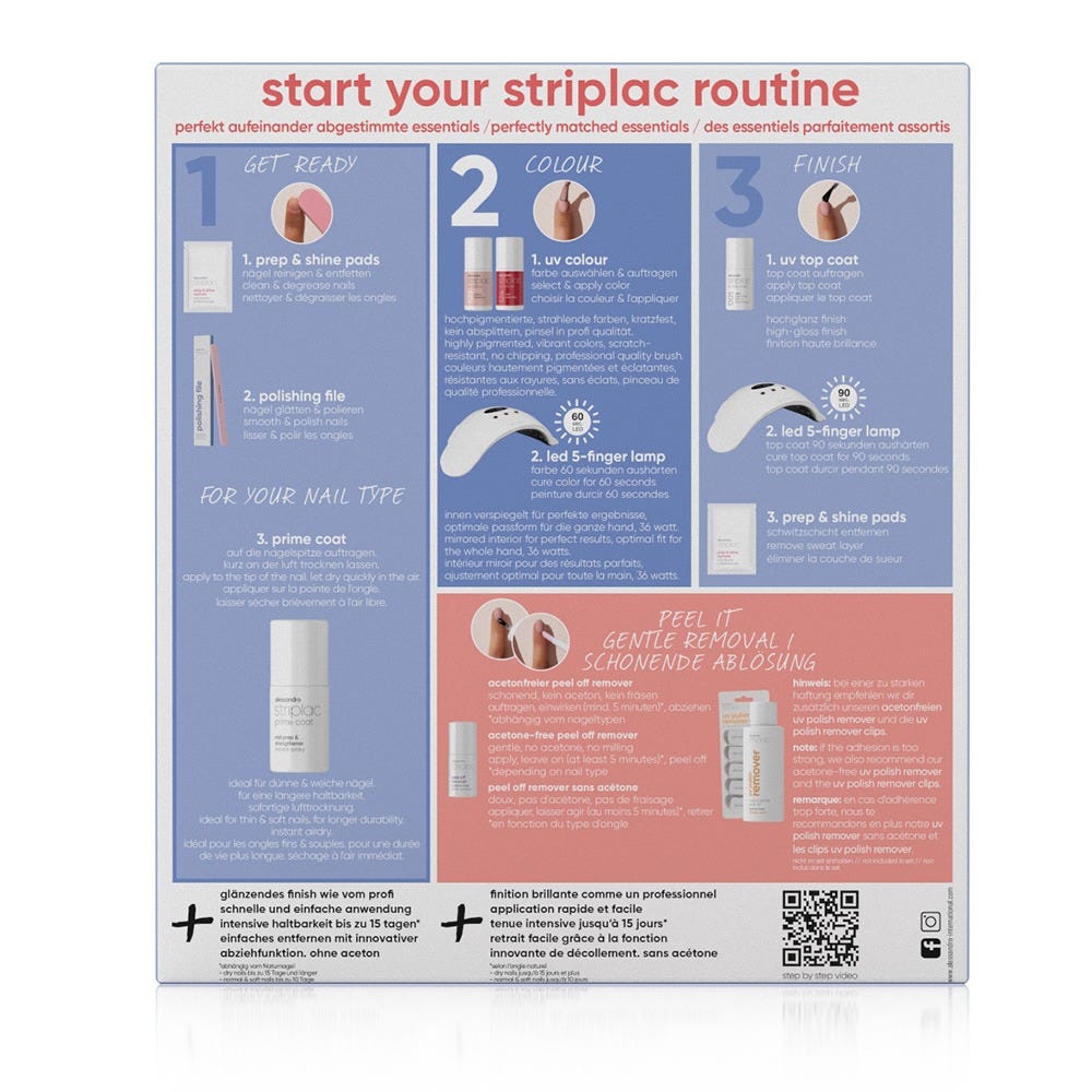 Alessandro Striplac Uv Starter Set Normal & Soft 