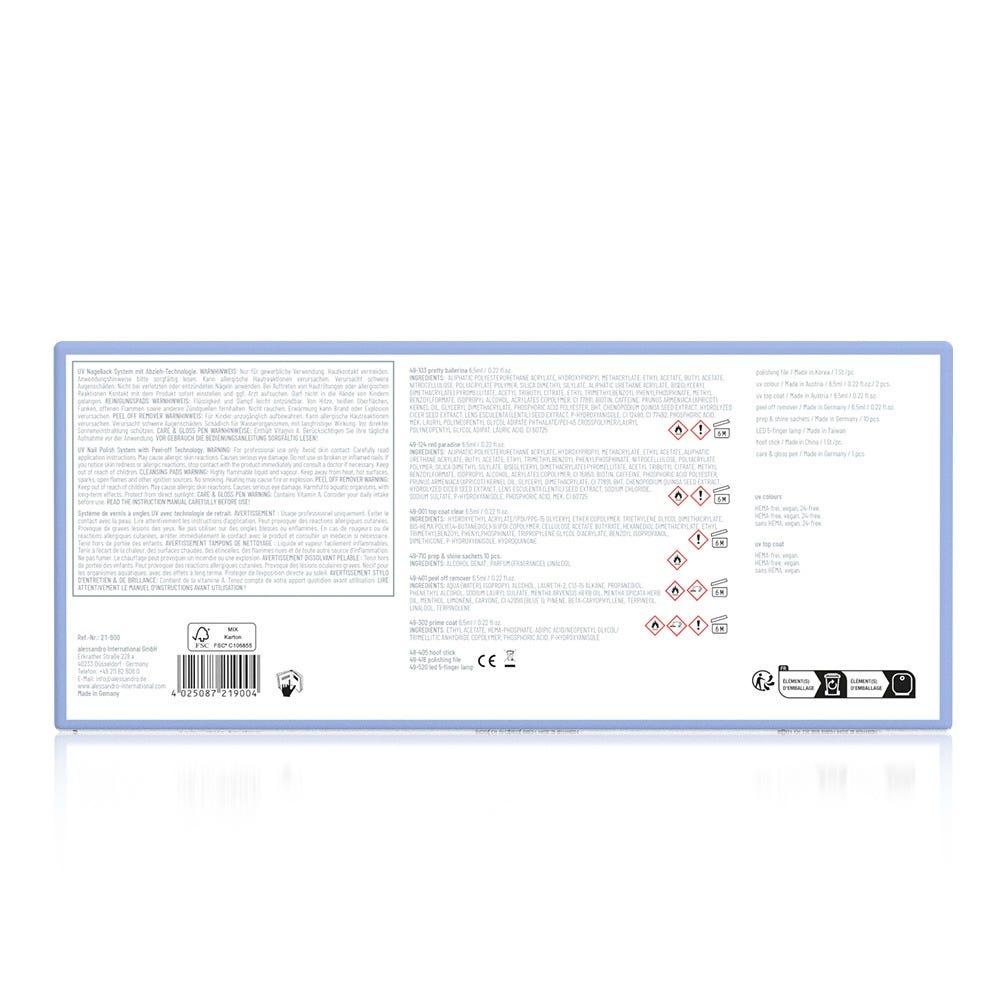Alessandro Striplac Uv Starter Set Normal & Soft 