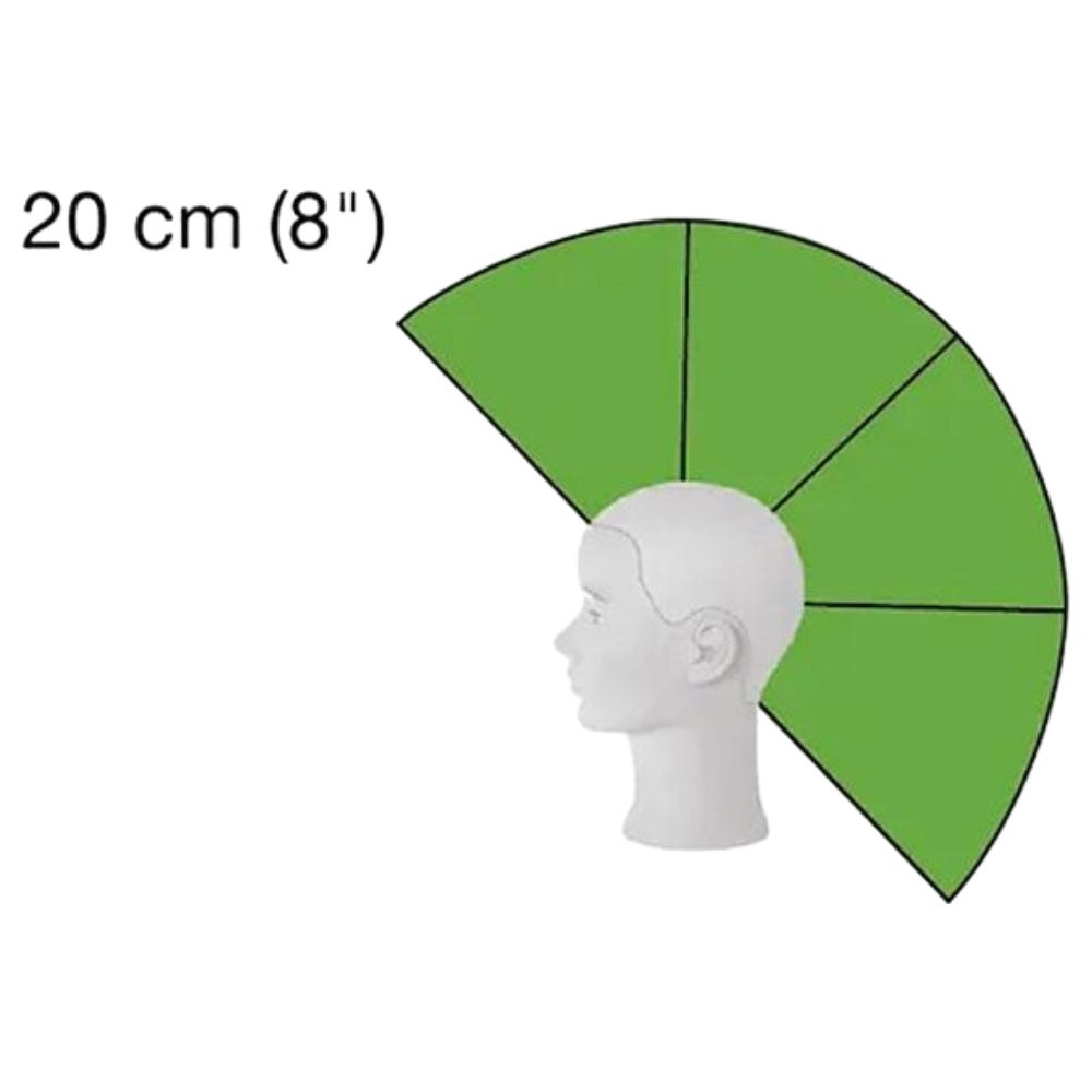 Pivot Point Bicolour – Mannequinkopf aus 100 % Echthaar
