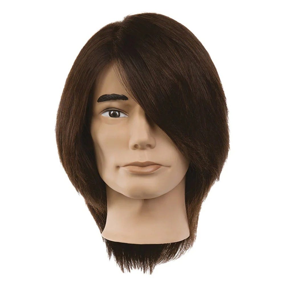Pivot Point Samuel - Mannequinkopf aus 100 % Echthaar