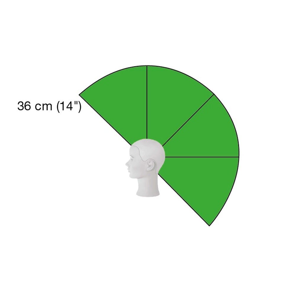 Pivot Point Kennedy – Mannequinkopf aus 100 % Naturhaar