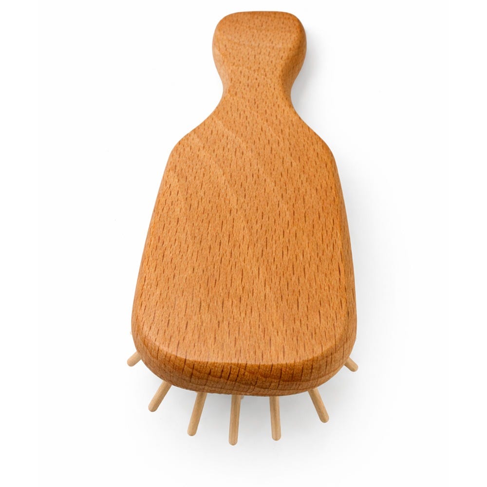 George Michael Minibürste mit Holzborsten