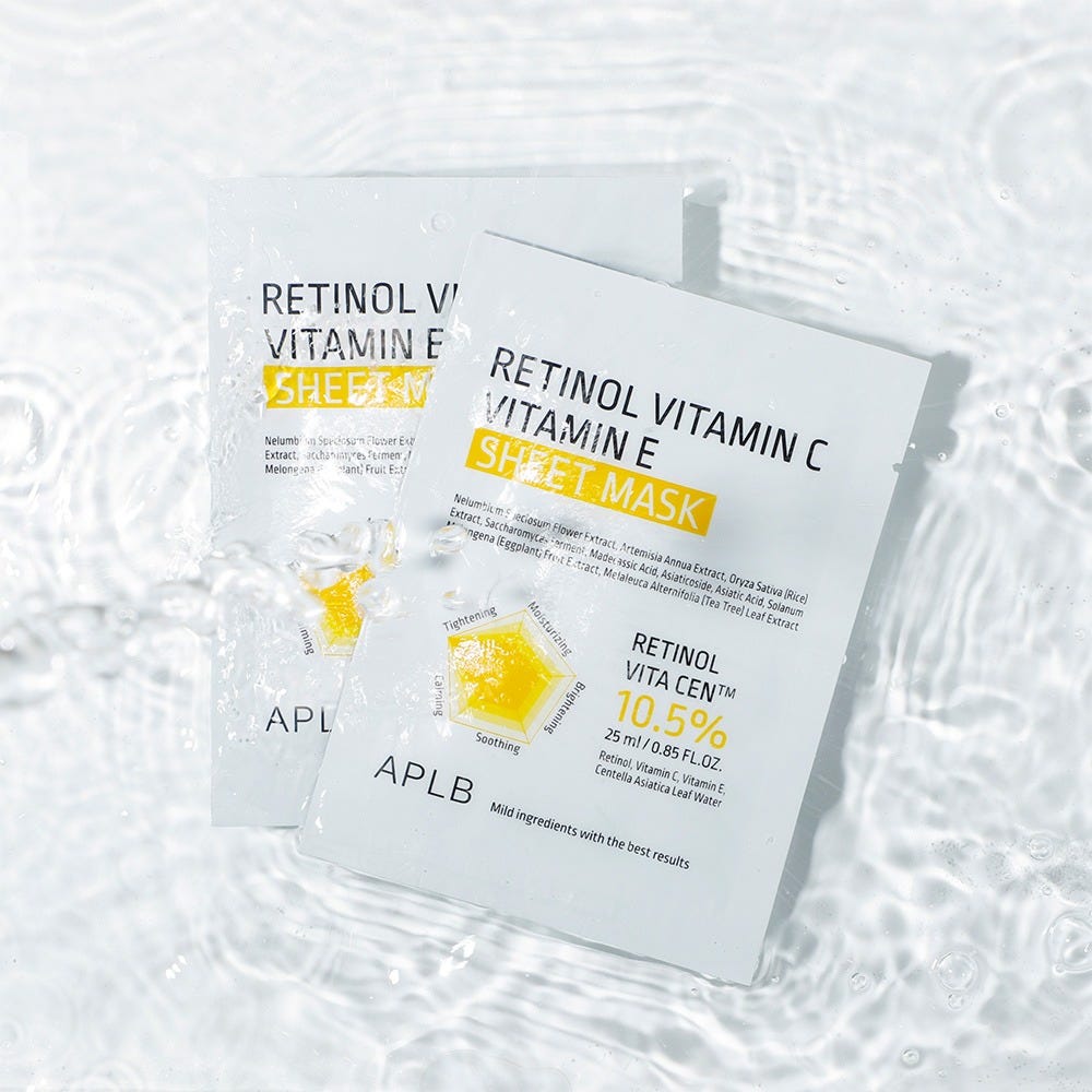 APLB Retinol Vitamin C Vitamin E Sheet Mask 10 stück