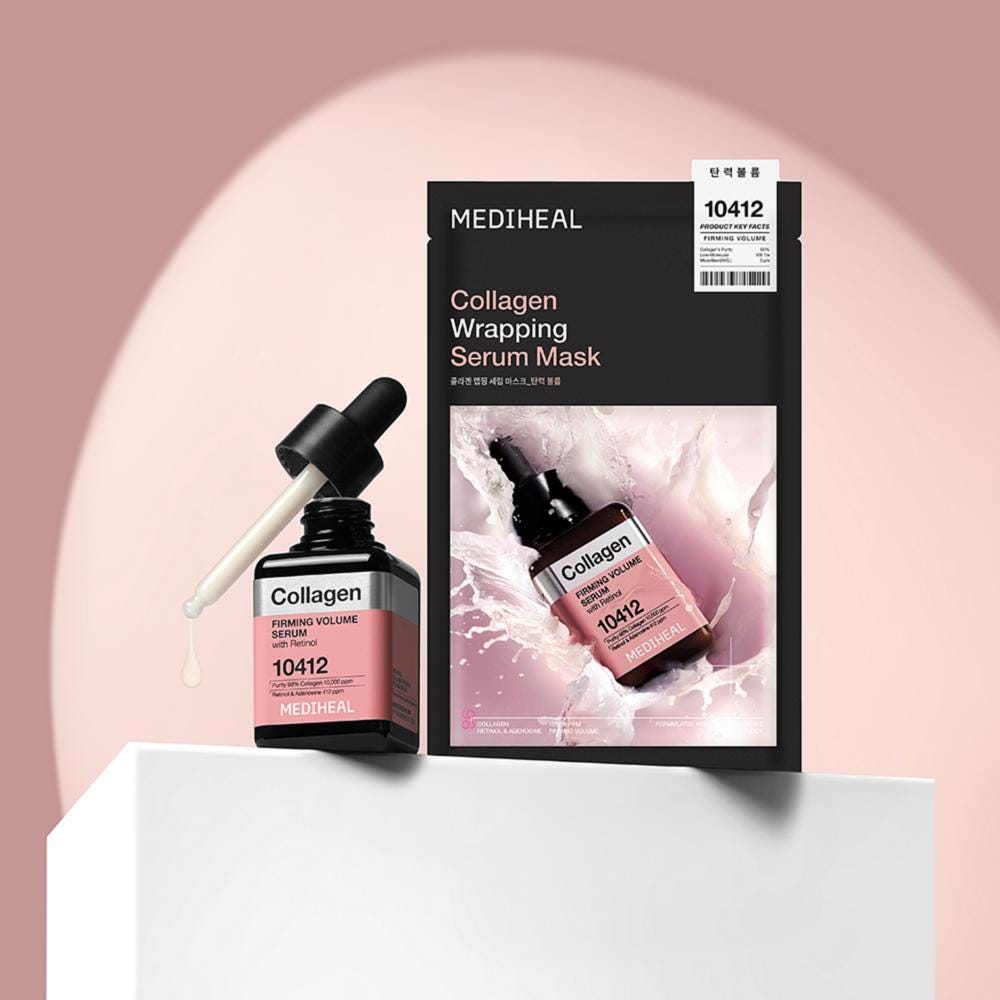MEDIHEAL Collagen Wrapping Serum Mask Firming Volume 10 Stück