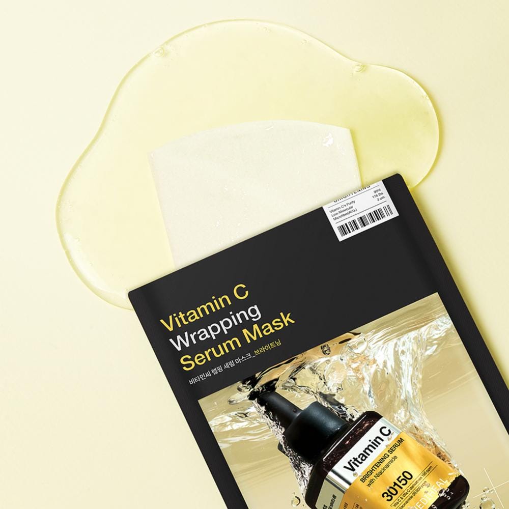 MEDIHEAL Vitamin C Wrapping Serum Mask Brightening 10 Stück