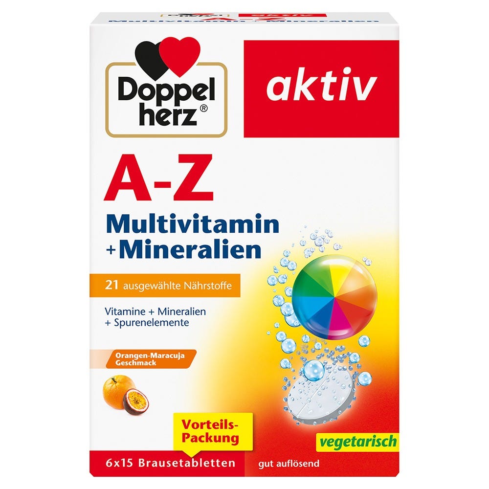 Doppelherz A-Z Brausetabletten 6x15 Stück