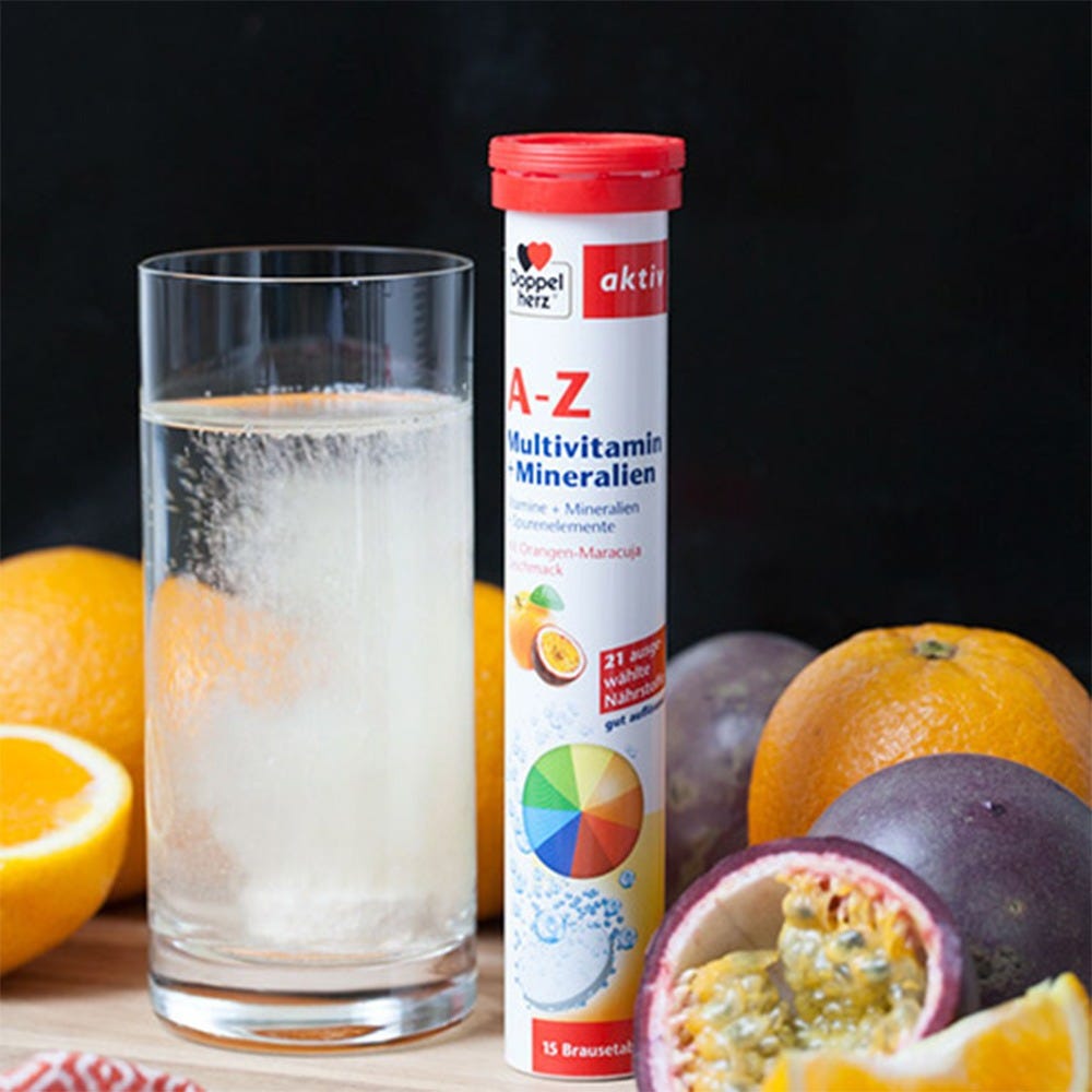 Doppelherz A-Z Brausetabletten 6x15 Stück