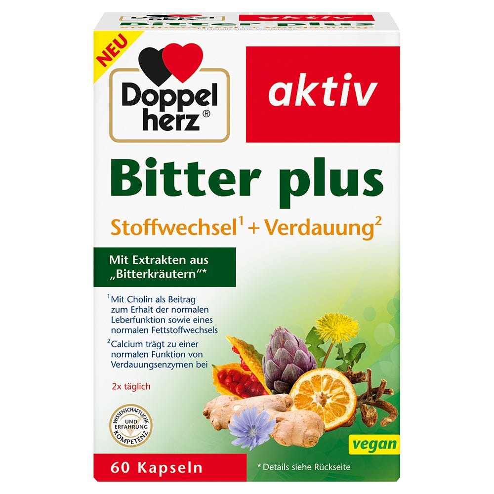 Doppelherz Bitter plus 60 Stück