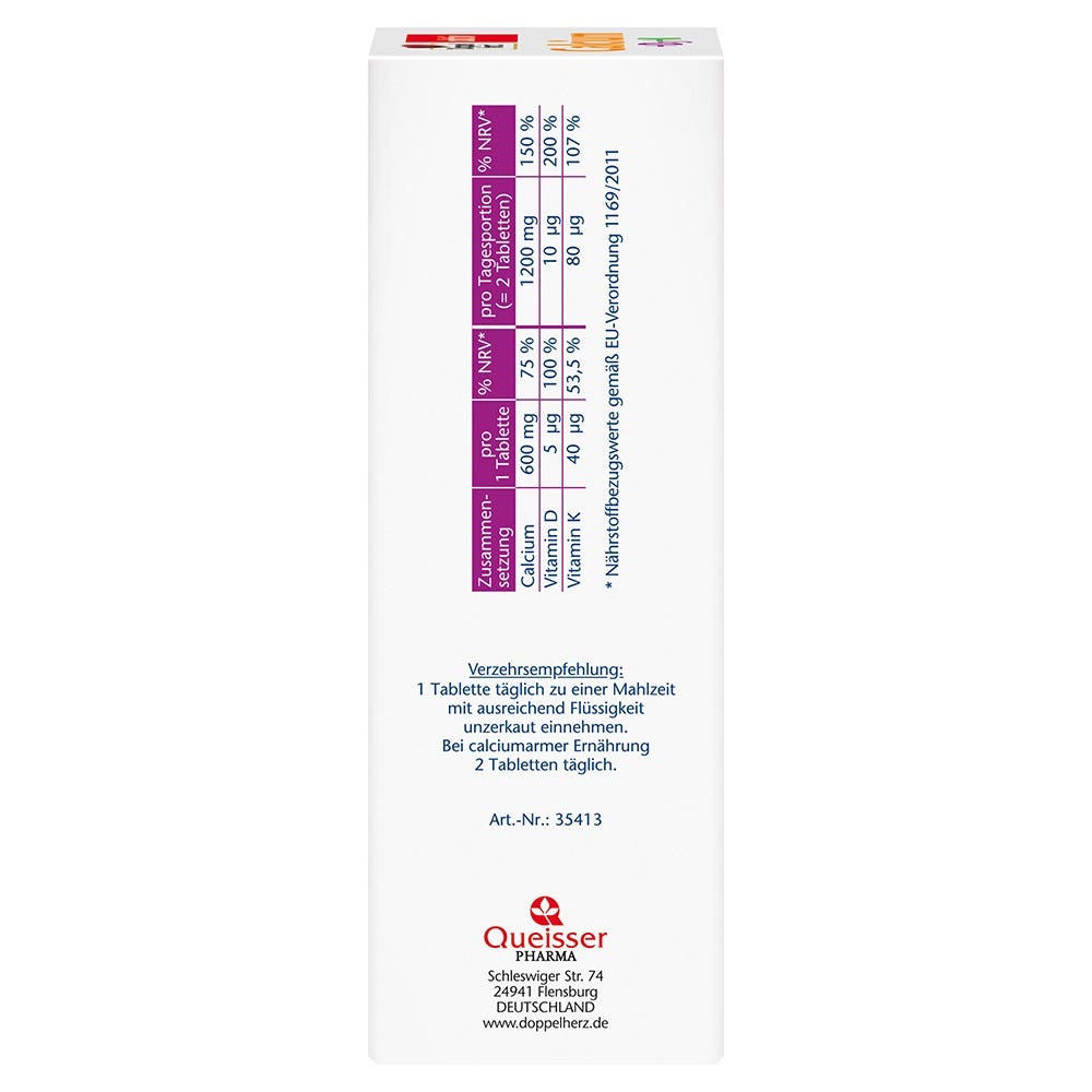Doppelherz Calcium + D3 + K 120 Stück
