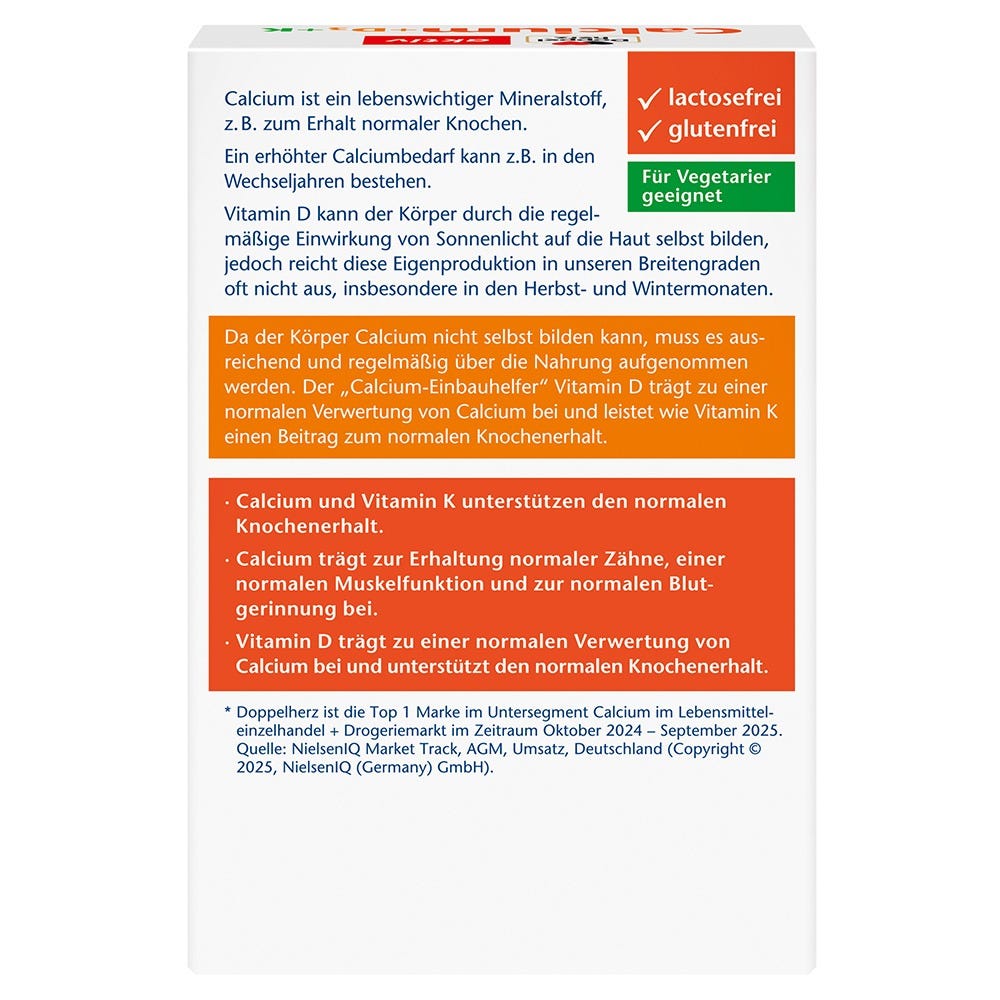 Doppelherz Calcium + Vitamin D3 + K 30 Stück
