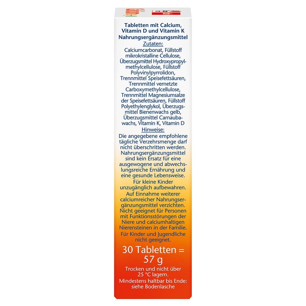 Doppelherz Calcium + Vitamin D3 + K 30 Stück