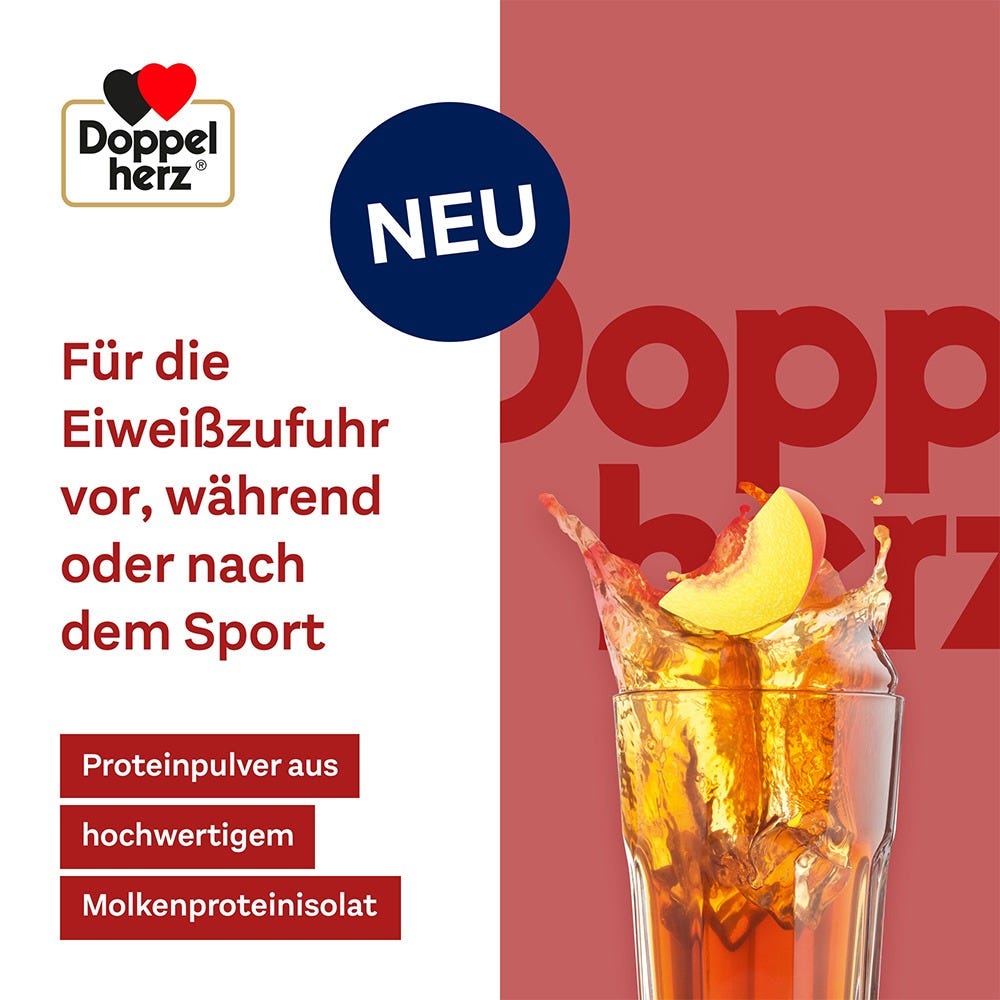 Doppelherz Clear Whey Iso Protein Pfirsich-Eistee 300 g
