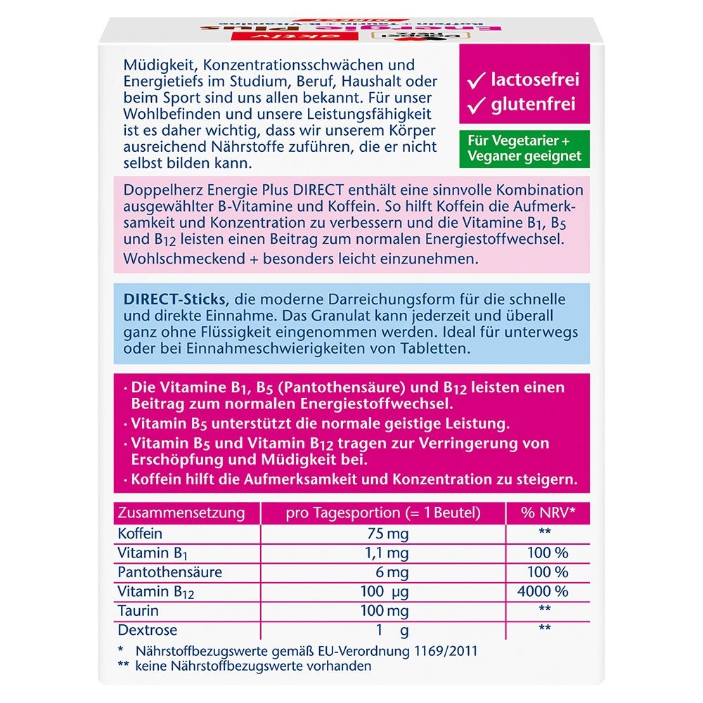 Doppelherz Energie Plus Direct 20 Stück