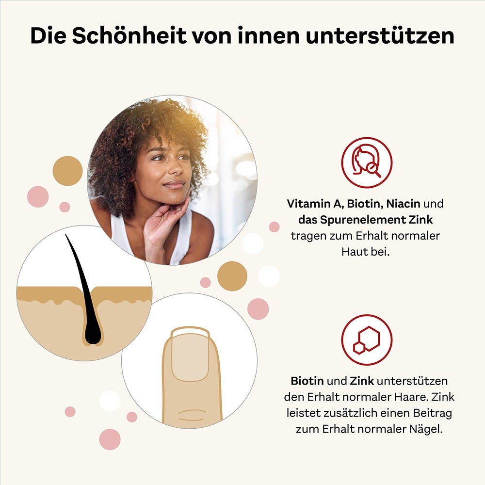 Doppelherz Haut + Haare + Nägel Gums 60 Stück