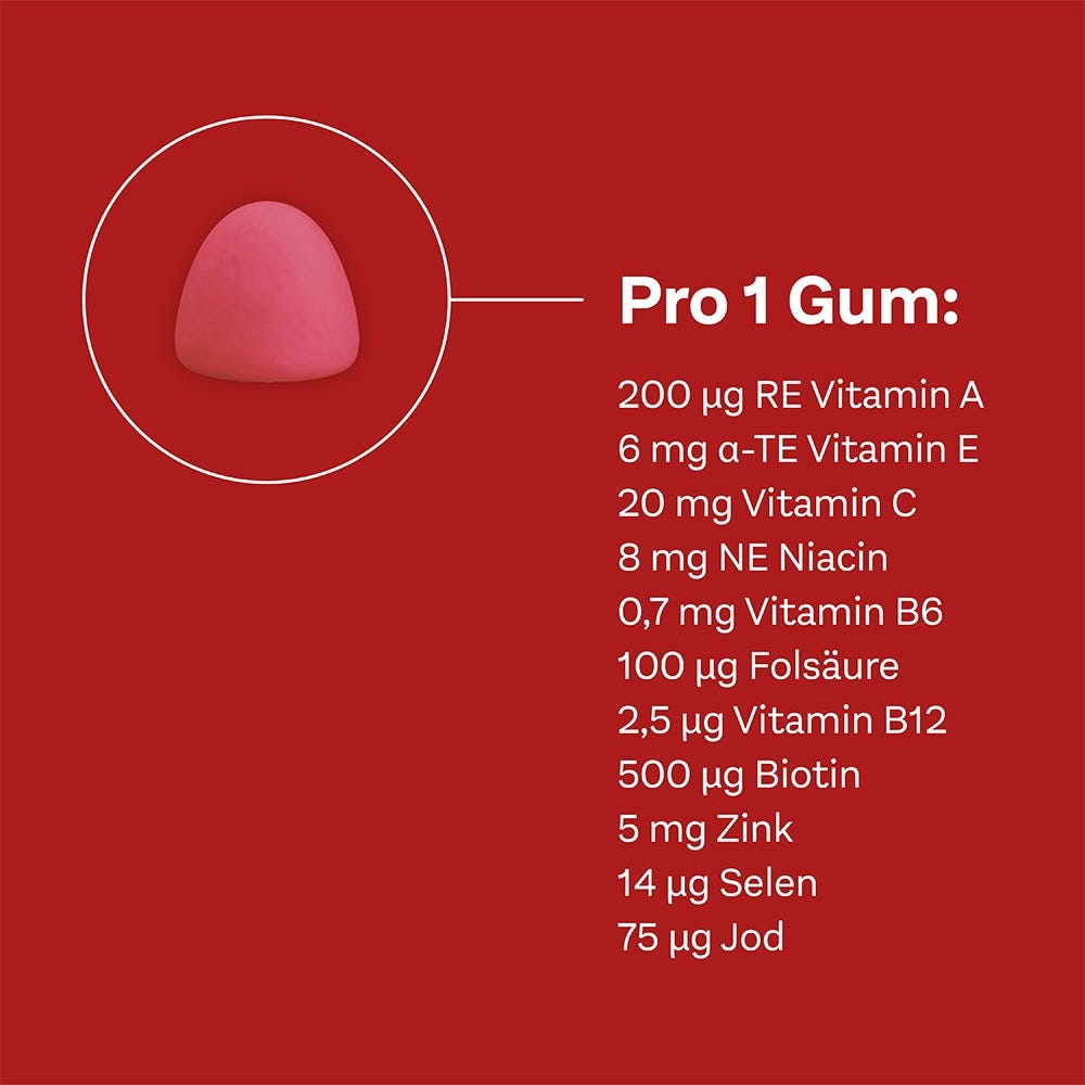 Doppelherz Haut + Haare + Nägel Gums 60 Stück