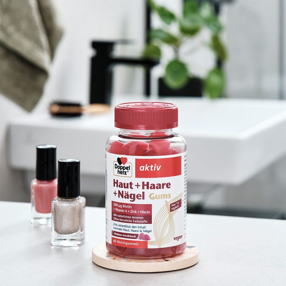 Doppelherz Haut + Haare + Nägel Gums 60 Stück