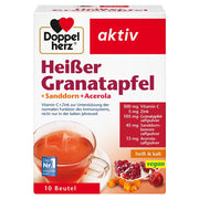 Doppelherz Heißer Granatapfel mit Sanddorn + Acerola 10 Stück