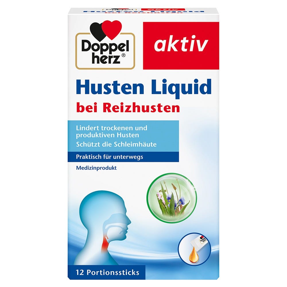 Doppelherz Husten Liquid 12 Stück