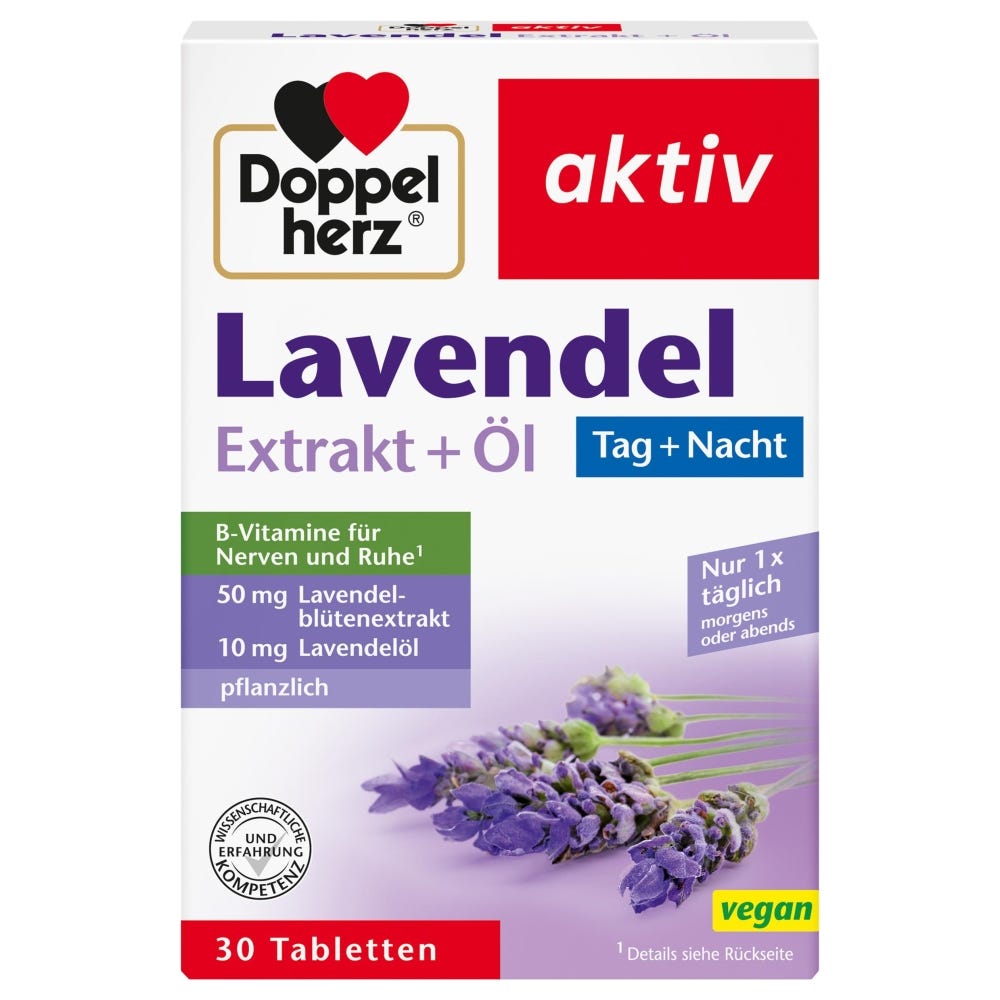 Doppelherz Lavendel Extrakt + Öl 30 Stück