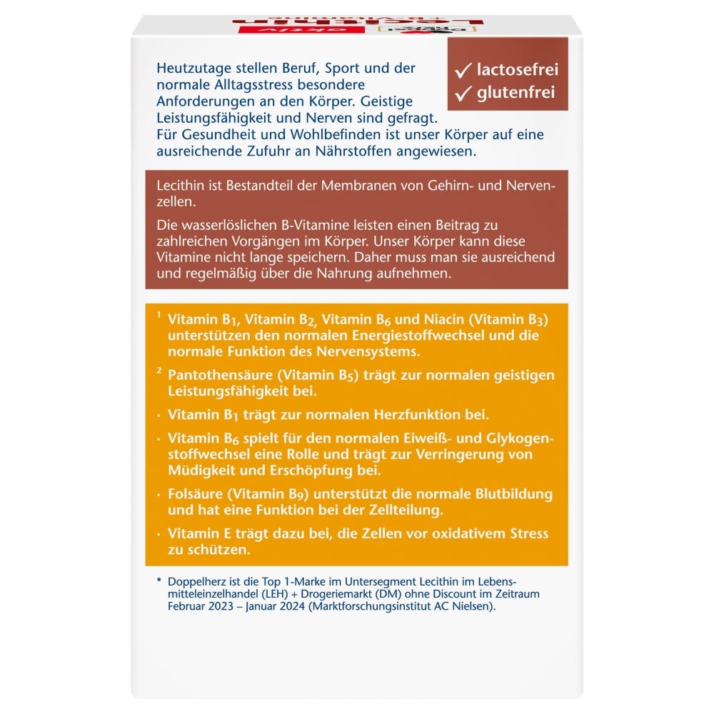 Doppelherz Lecithin + B-Vitamine 40 Stück