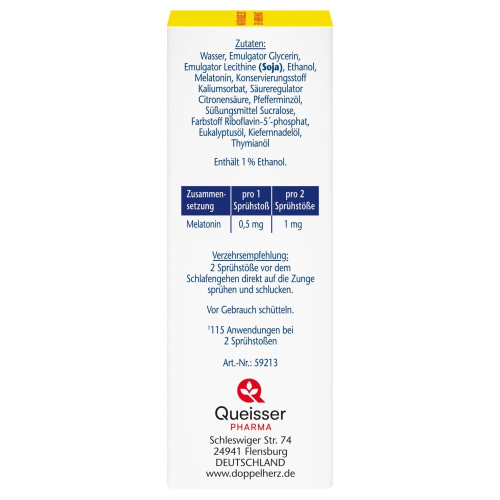 Doppelherz Melatonin Spray 30 ml