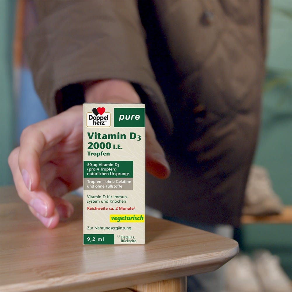 Doppelherz pure Vitamin D 2000 I.E. Trop 9,2 ml