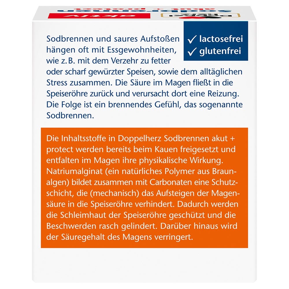 Doppelherz Sodbrennen akut + protect 40 Stück