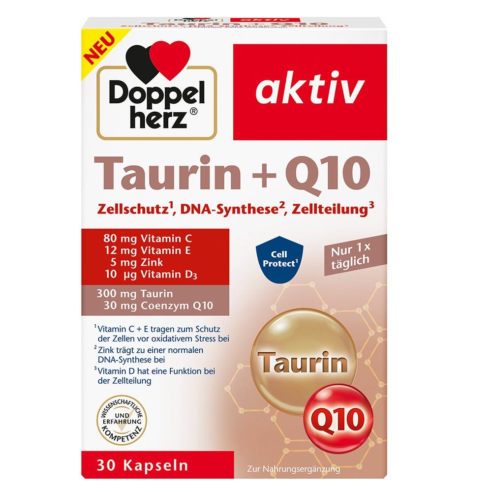 Doppelherz Taurin + Q10 30 Stück
