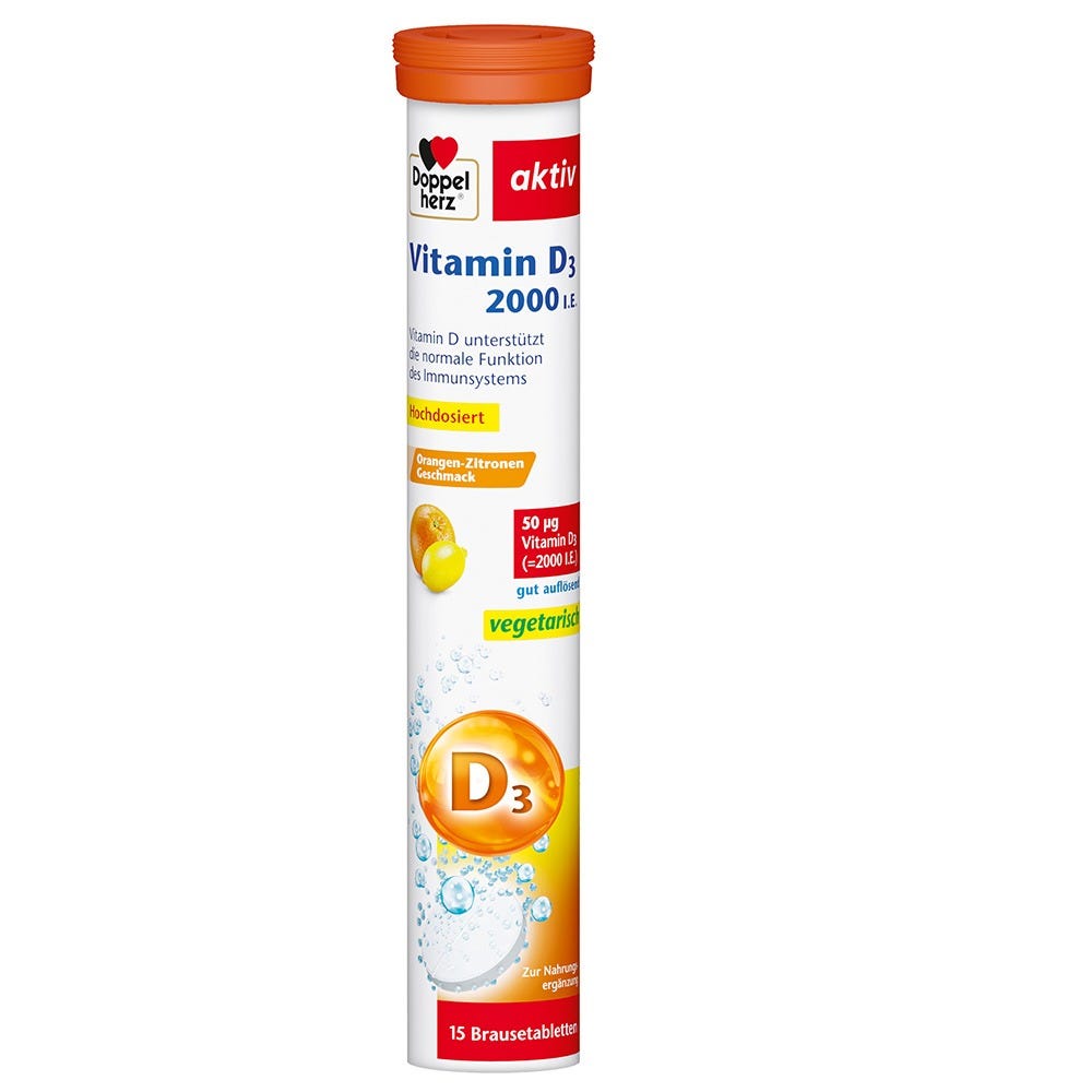 Doppelherz Vitamin D3 2000 I.E. 15 Stück