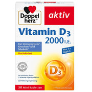 Doppelherz Vitamin D3 2000 I.E. 50 Stück