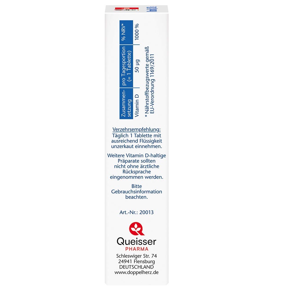 Doppelherz Vitamin D3 2000 I.E. 50 Stück