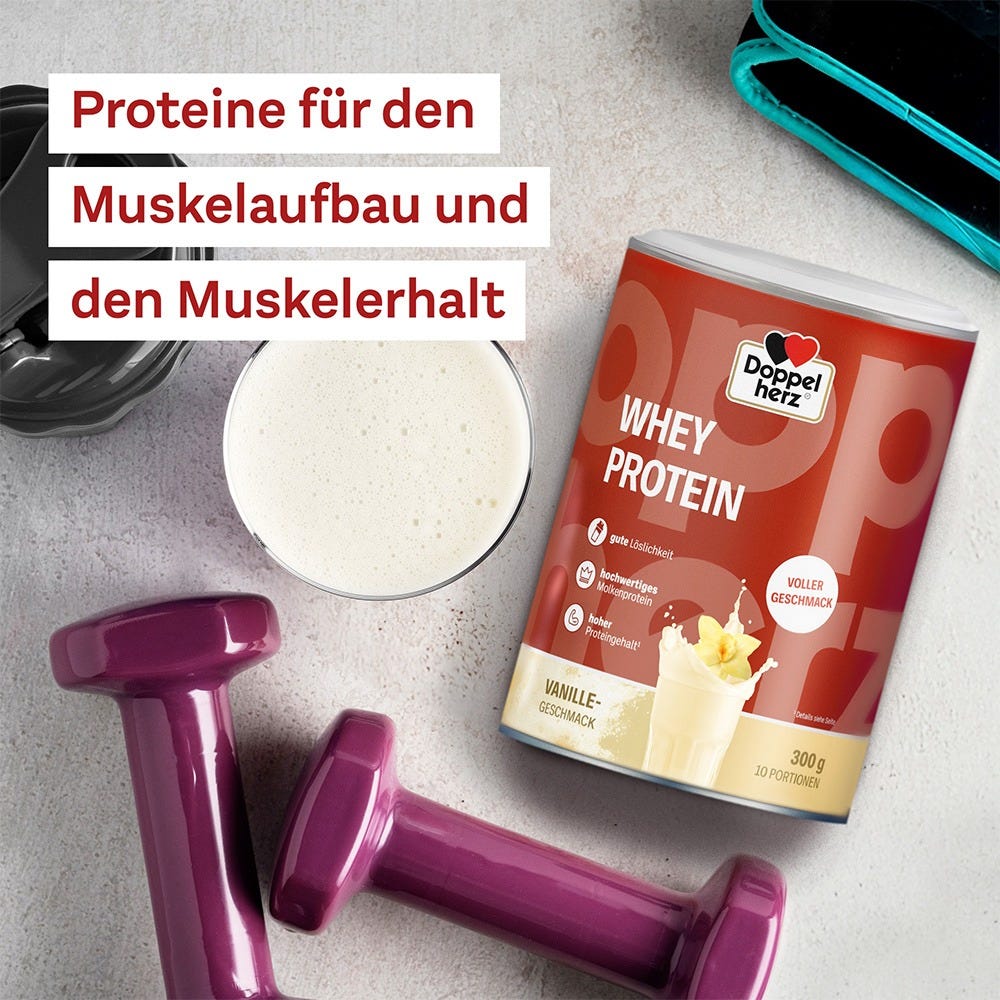 Doppelherz Whey Protein Vanille-Geschmack 300 g