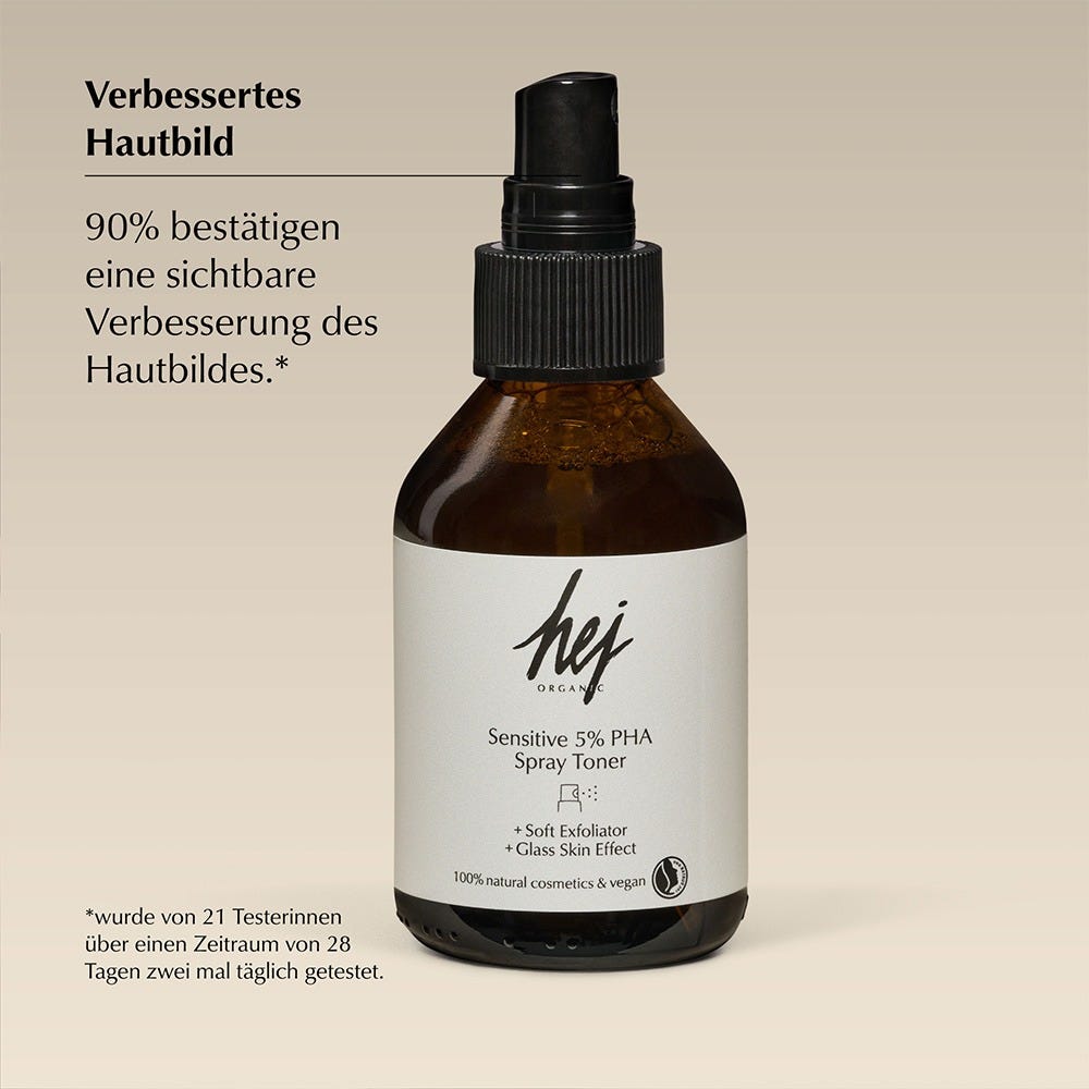 hej ORGANIC SENSITIVE PHA Toner Peel 100 ml