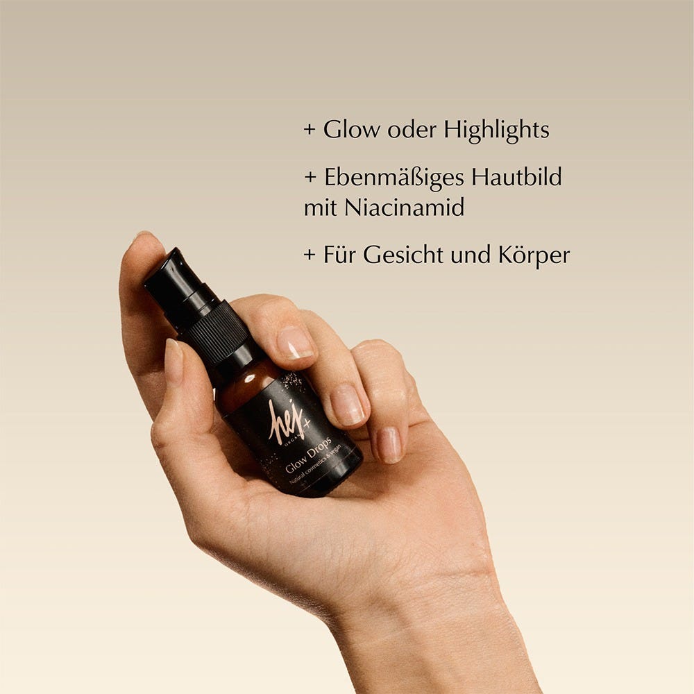 hej ORGANIC Glow Drops Glow Tropfen fürs Gesicht 14 ml