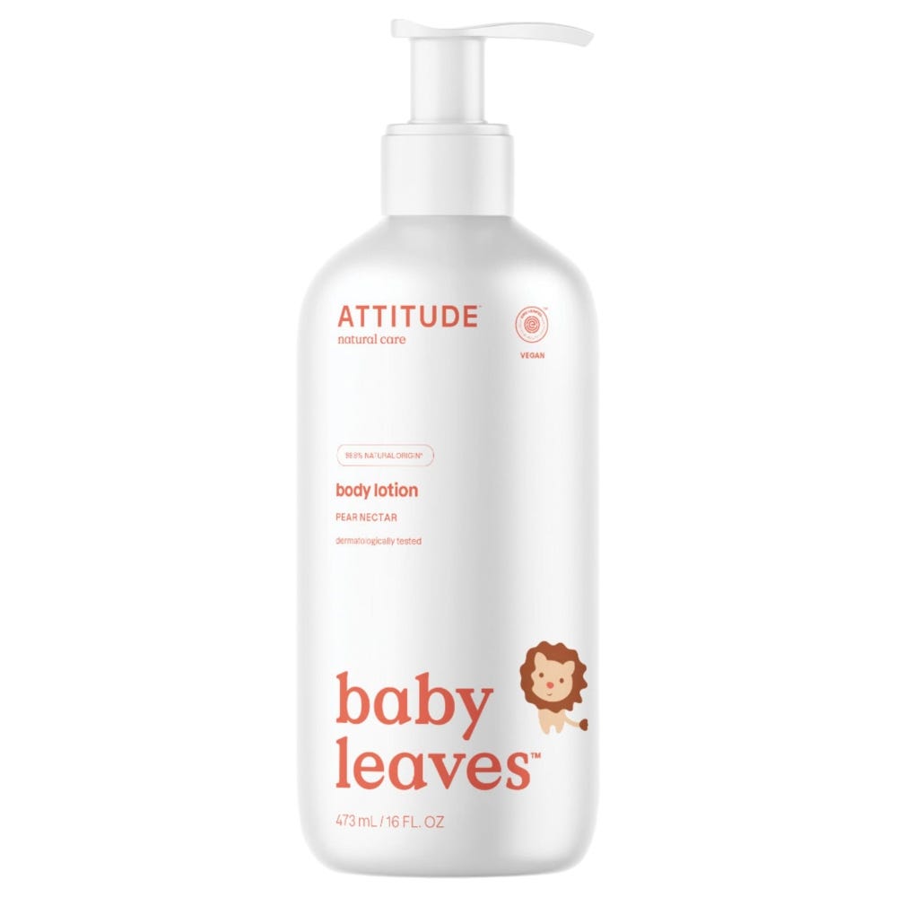 Attitude – Clean Beauty Baby Leaves Body Lotion Pear Nectar 473 ml