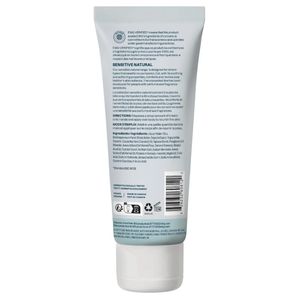 Attitude – Clean Beauty Sensitive Natural Baby Care Soothing Bod 200 ml