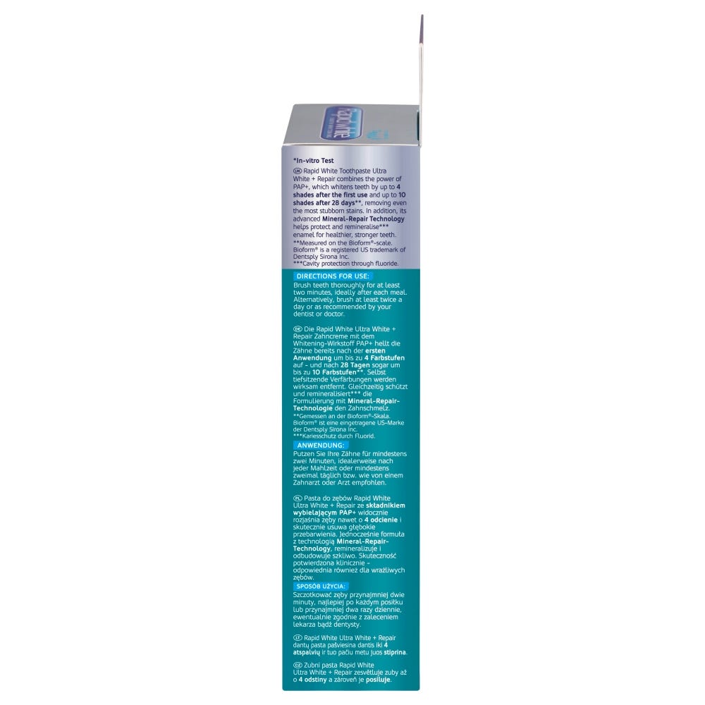 Rapid White Ultra White and Repair Zahncreme 75 ml