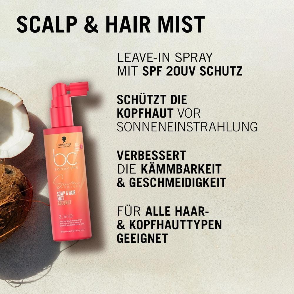 Schwarzkopf Bonacure Sun Protect Scalp & Hair Mist Coconut 100 ml