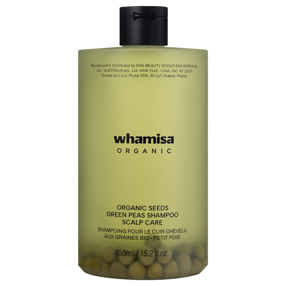 Whamisa Organic Seeds Green Peas Shampoo Scalp Care 450 ml