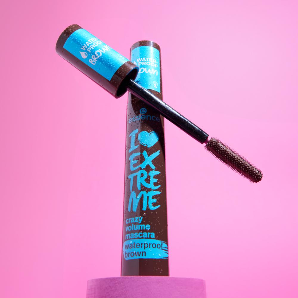 essence I LOVE EXTREME crazy volume mascara waterproof  brown 01 12 ml