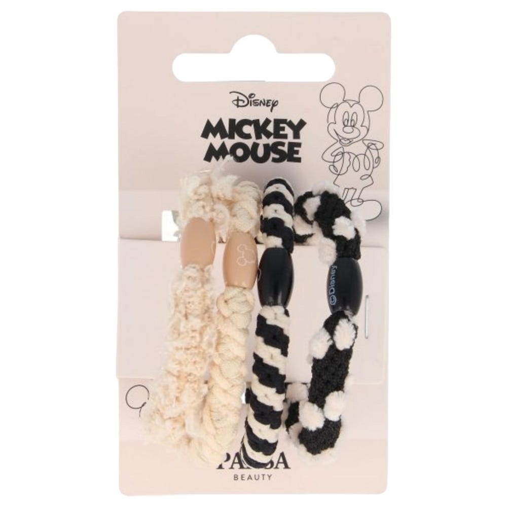 PARSA Beauty Haargummi, Disney Mickey Mouse 4 Stück