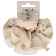 PARSA Beauty Scrunchie mit Stickerei 1 Stück