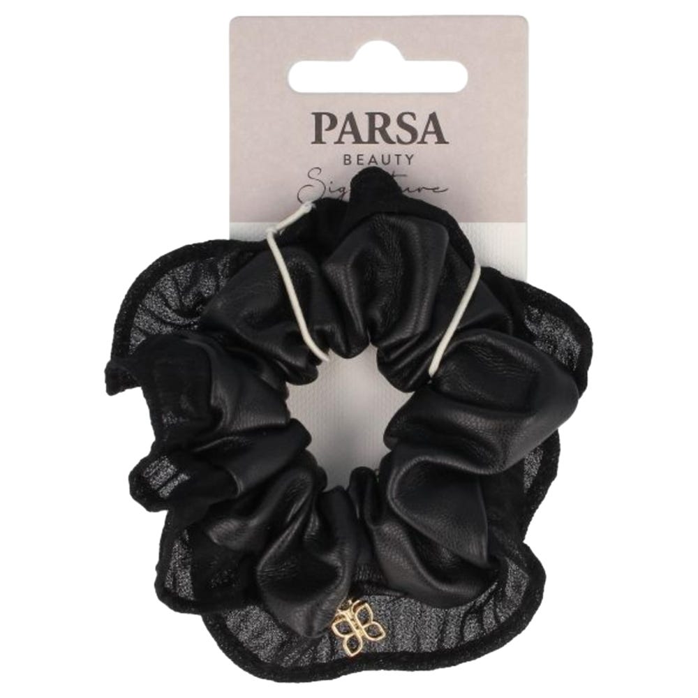 PARSA Beauty Haargummi schwarz/gold 1 Stück
