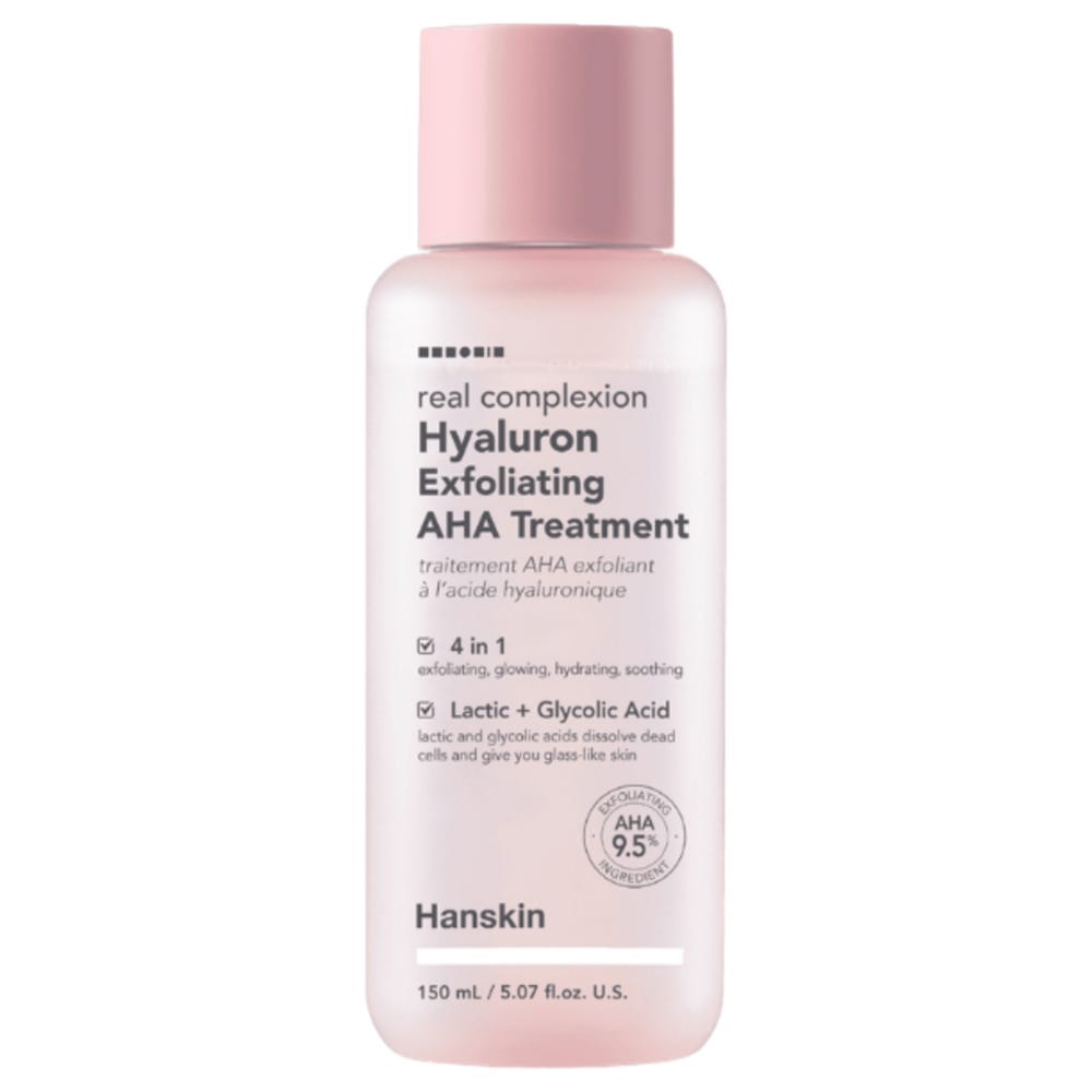 HANSKIN Real Complexion Hyaluron Exfoliating AHA Treatment 100 ml