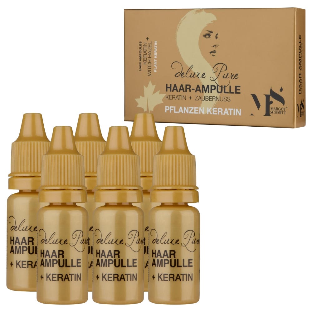 Margot Schmitt Haar Ampullen mit Keratin + Zaubernuss 6x10 ml