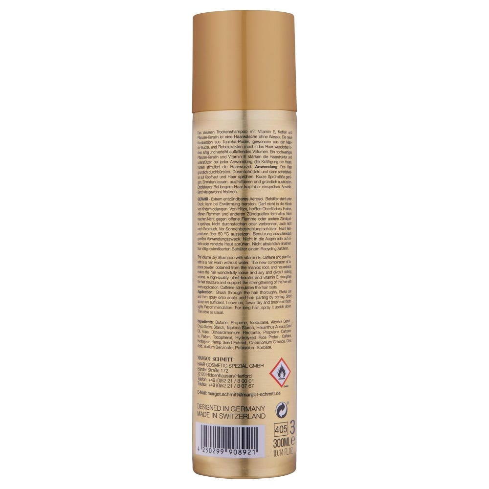 Margot Schmitt Trockenshampoo mit Pflanzen-Keratin 300 ml