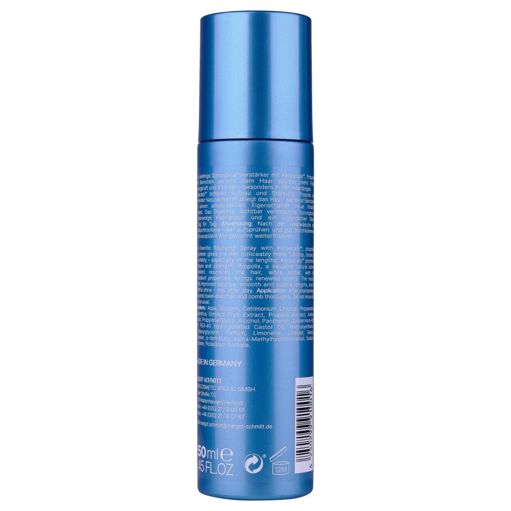 Margot Schmitt Lieblings Sprungkraftverstärker mit Kerascalp Propolis & Bernstein 250 ml