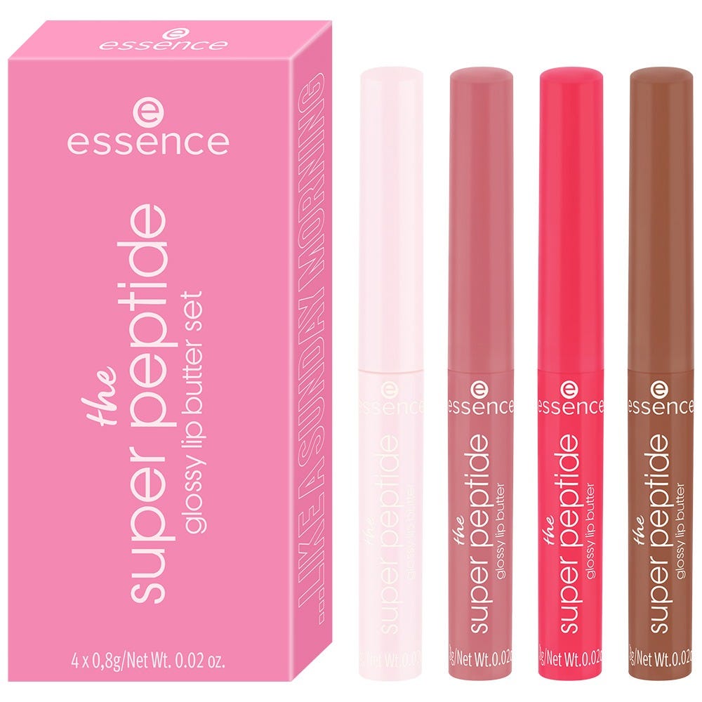 essence the super peptide glossy lip butter Set